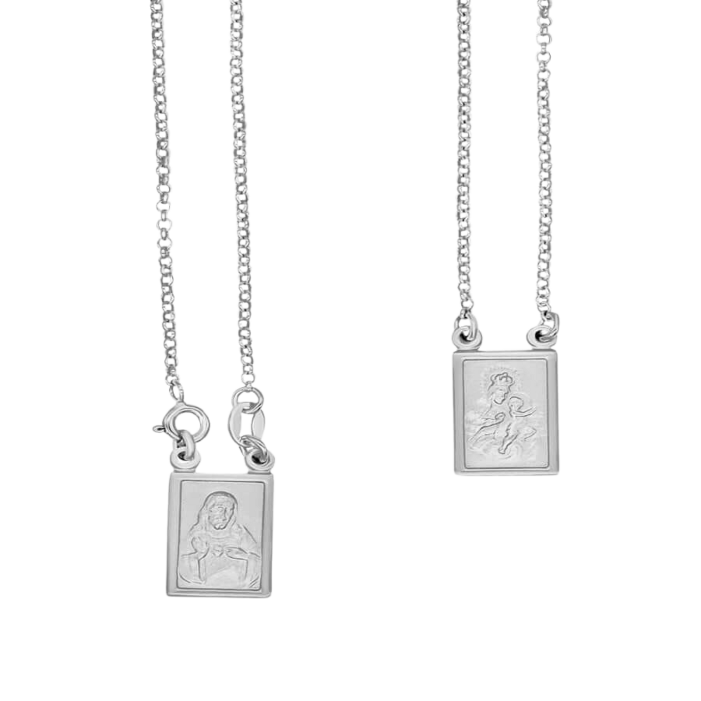 SCAPULAR COLLANA - ARGENTO