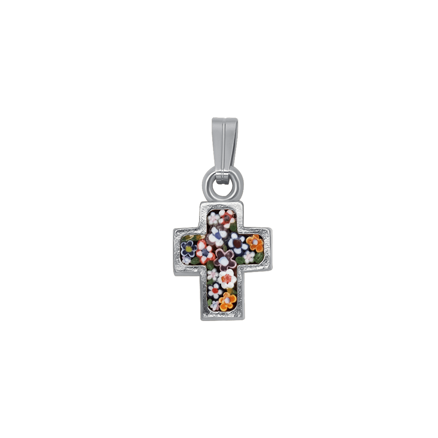 PENDENTE CROCE - MICROMOSAIC GIOIELLI - METAL