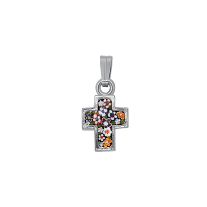 PENDENTE CROCE - MICROMOSAIC GIOIELLI - METAL