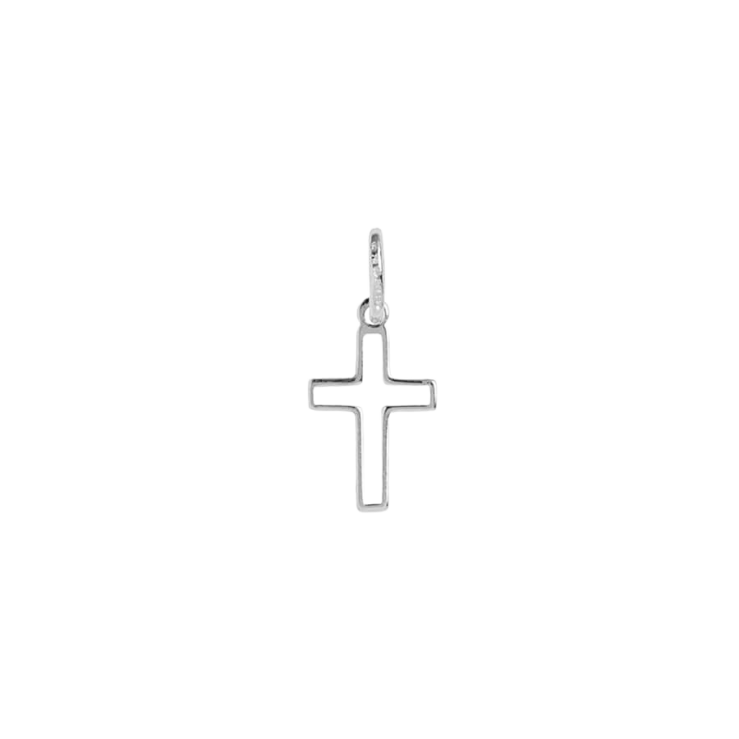 PENDENTE CROCE - ARGENTO