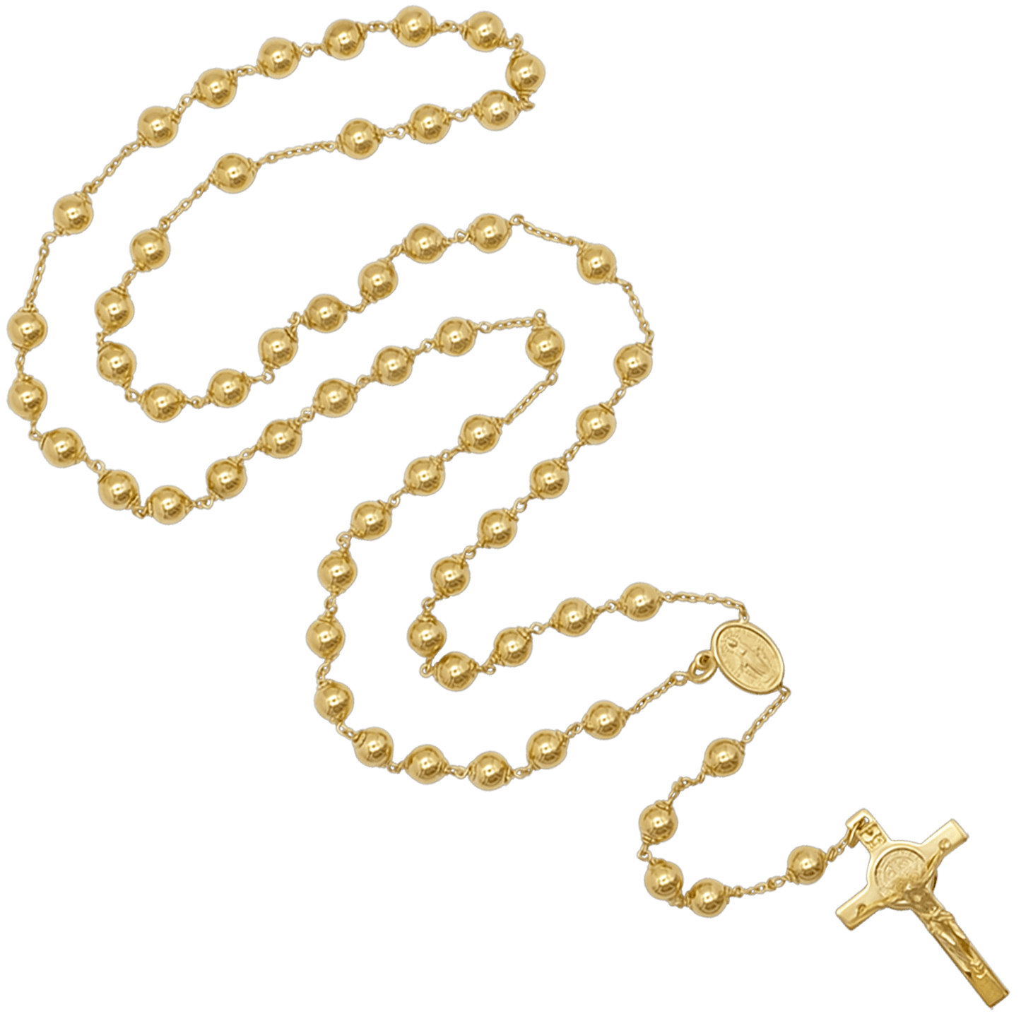 ST BENEDICT CROCE - ROSARIO - ORO