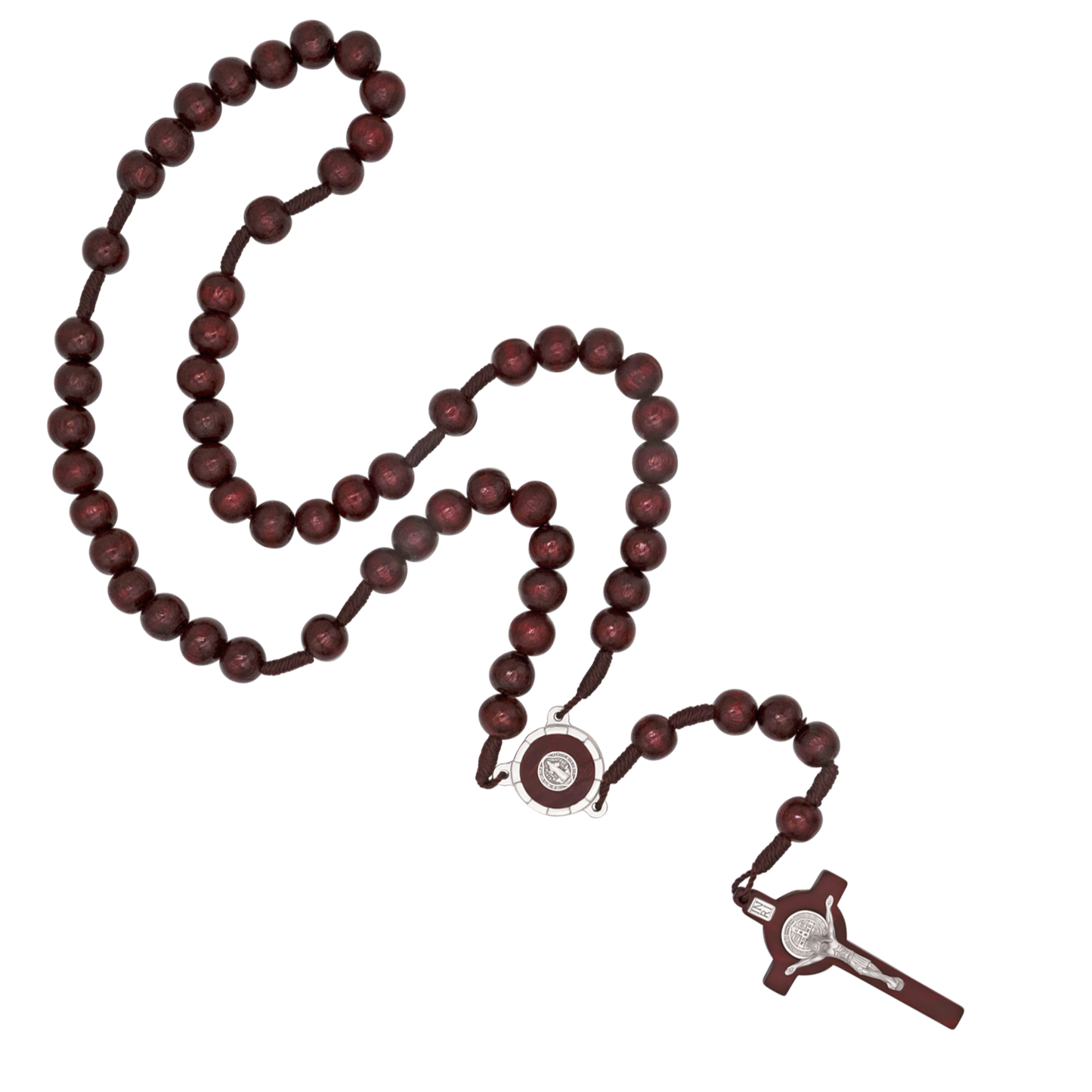 ST BENEDICT - LARGE GRANI DEL ROSARIO - RED