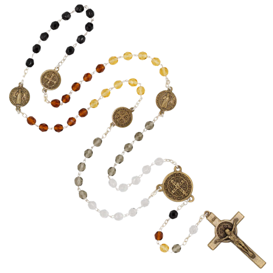 ST BENEDICT - ROSARIO - METAL