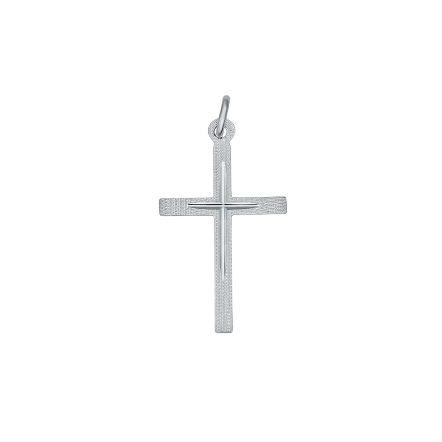 PENDENTE CROCE - ARGENTO