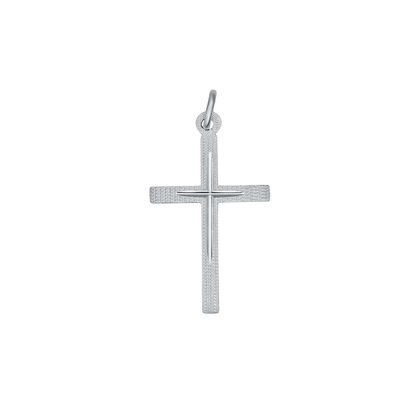 PENDENTE CROCE - ARGENTO