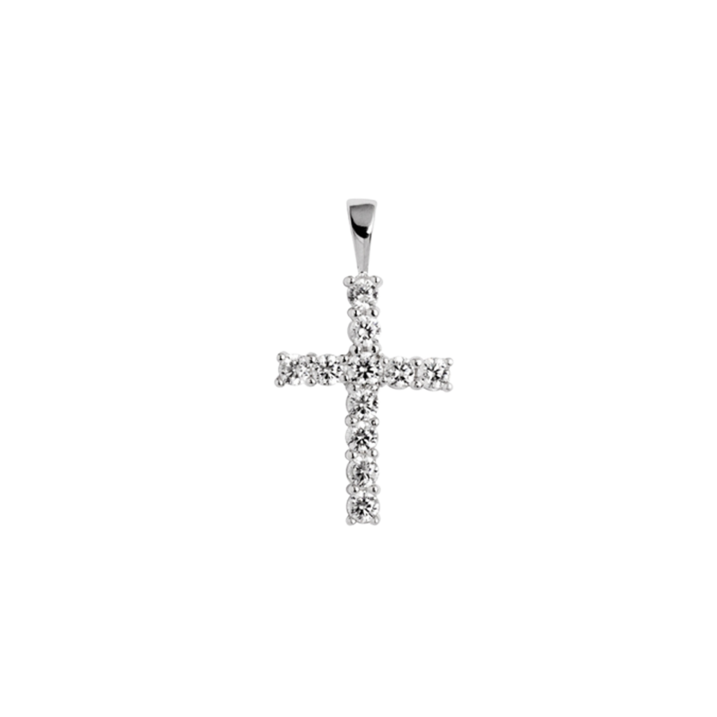PENDENTE CROCE - ARGENTO