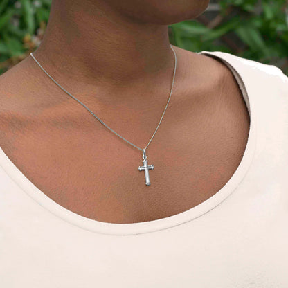 PENDENTE CROCE - ARGENTO