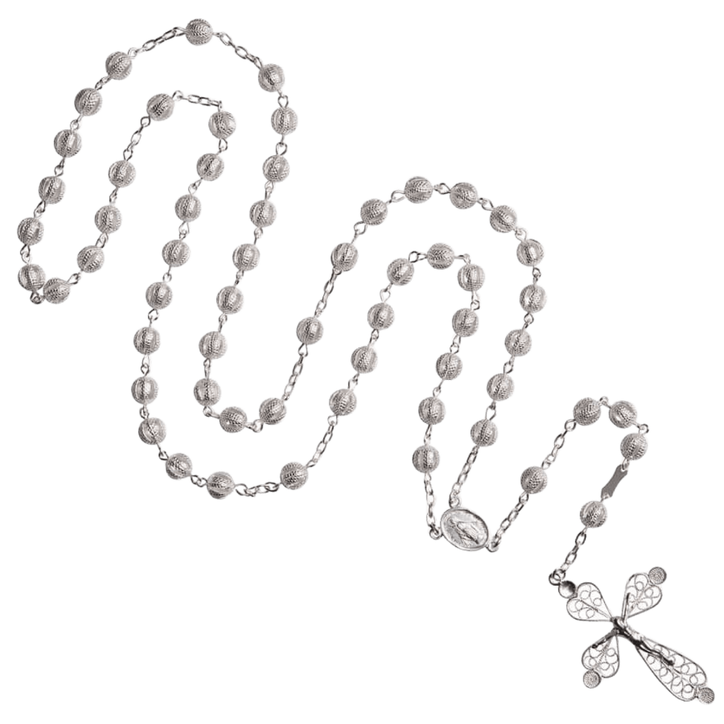 FILIGREE ROSARIO - ARGENTO