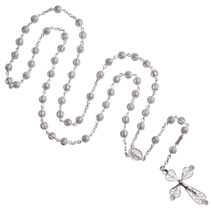FILIGREE ROSARIO - ARGENTO
