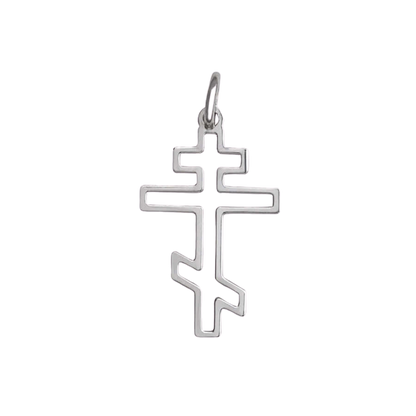 ORTHODOX - PENDENTE CROCE - ARGENTO