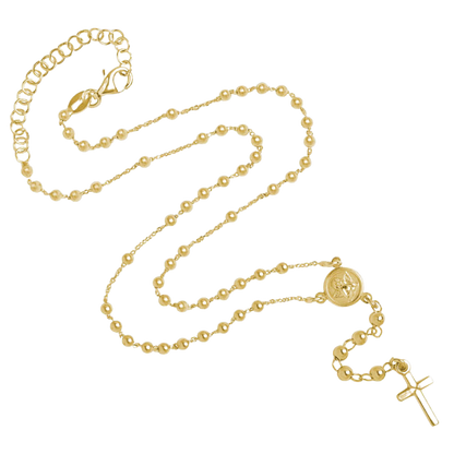 BABY COLLANA ROSARIO - VERMEIL ARGENTO