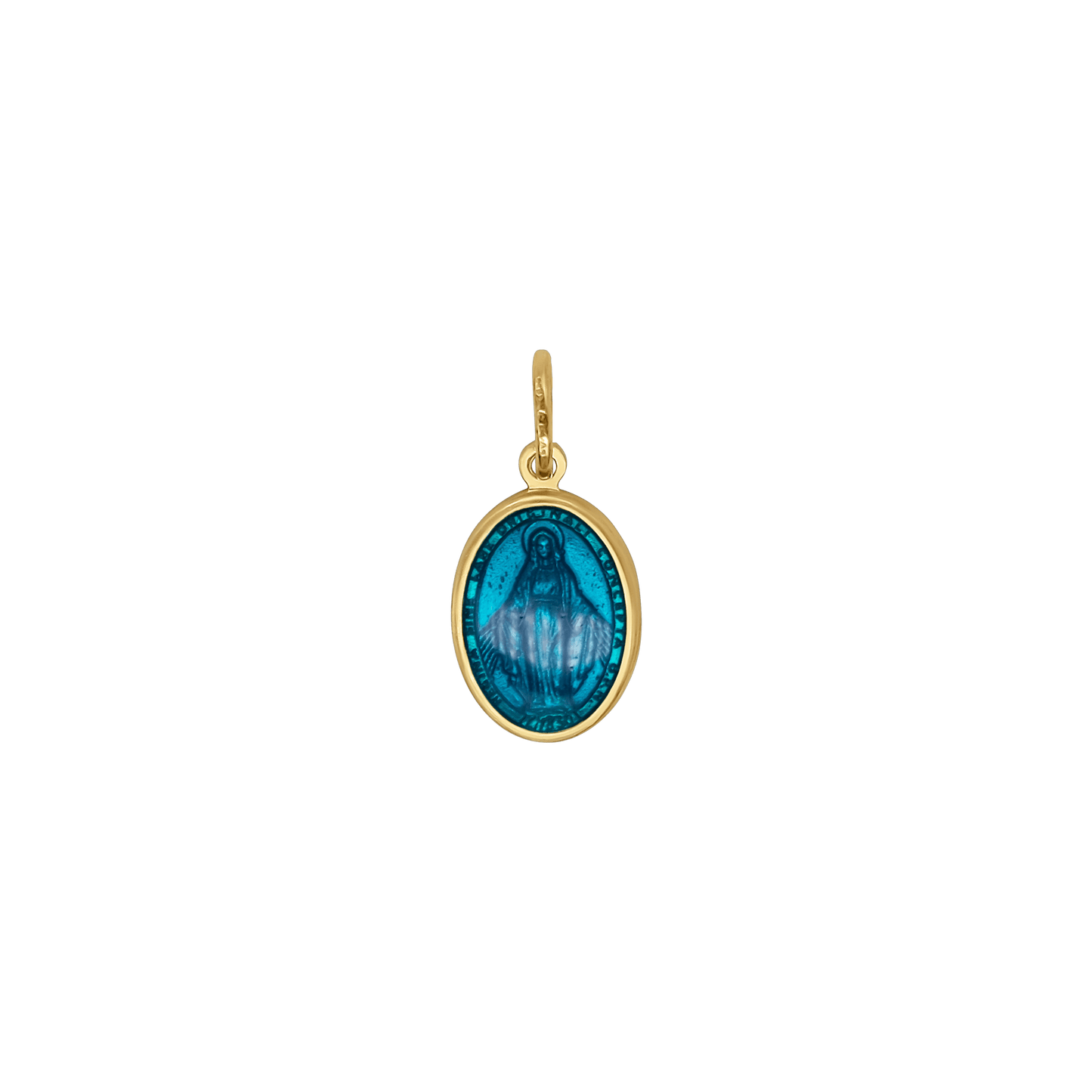 BLUE  MIRACULOUS MEDAGLIA - VERMEIL ARGENTO