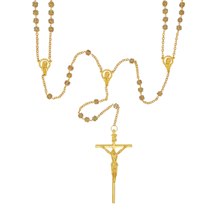 WEDDING LASSO ROSARIO - GOLDEN METAL