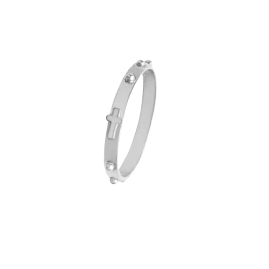 ROSARIO ANELLO - BIANCO ORO