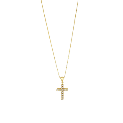 CROCE DIAMOND COLLANA - ORO